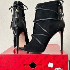 New Guess Open-Toe Booties